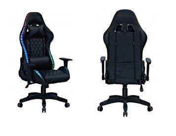 Геймерське крісло з RGB підсвідчуванням та регулюванням спинки G400 фото